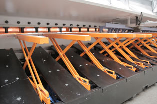 X-TYPE PNEUMATIC SHEET SUPPORT SYSTEM