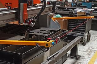 EMERGENCY STOP CABLE AROUND THE GANTRY 